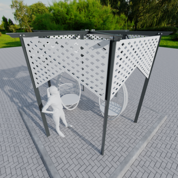 Ротонда с креслами 007