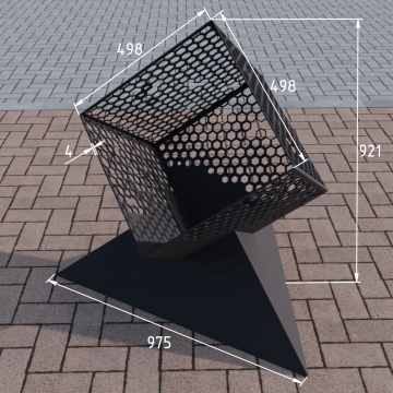 Костровая чаша - Куб Zeta