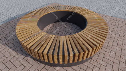 Скамья радиальная Солнце 2