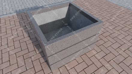 Вазон для кустарника 800