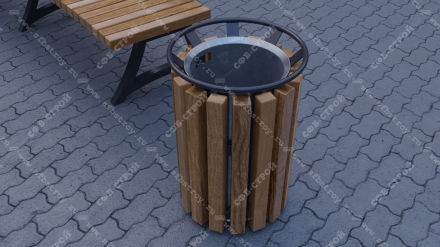 Урна металлическая УМл-2к