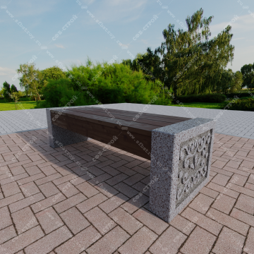 Скамья без спинки Классик Барокко