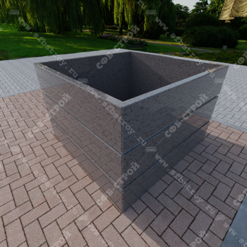 Вазон для дерева 1400