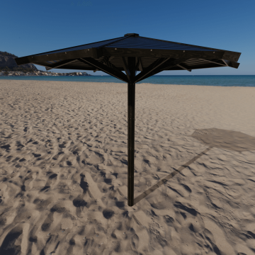 Зонт пляжный 009